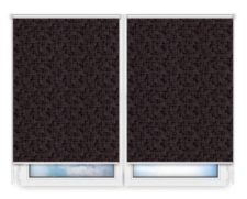 Рулонные шторы Мини Атико блэкаут черный цена. Купить в «Мастерская Жалюзи»